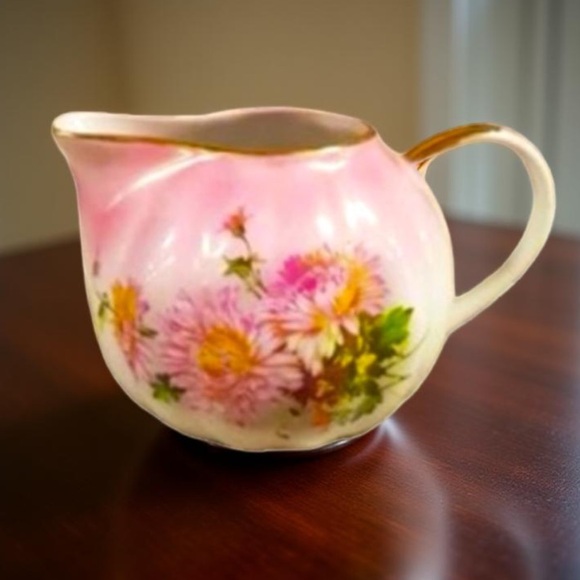 Vintage Bone china Set teapot lid creamer, sugar bowl lid 6 teacups 6 saucers - Picture 9 of 11